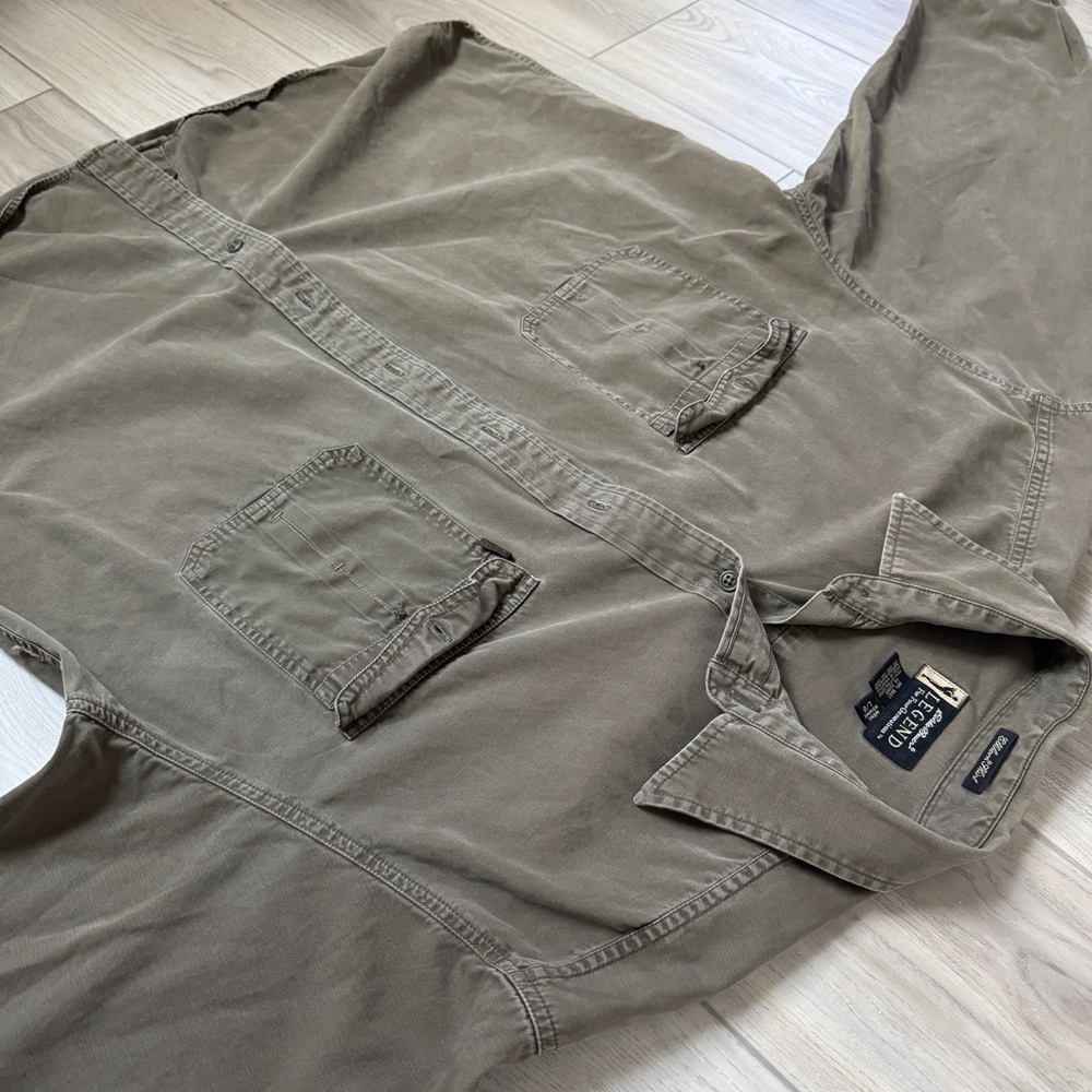 Eddie Bauer Sage Green Elkhorn Shirt